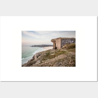 WWII Atlantic Wall Coastal Defence Ruins, France Posters and Art